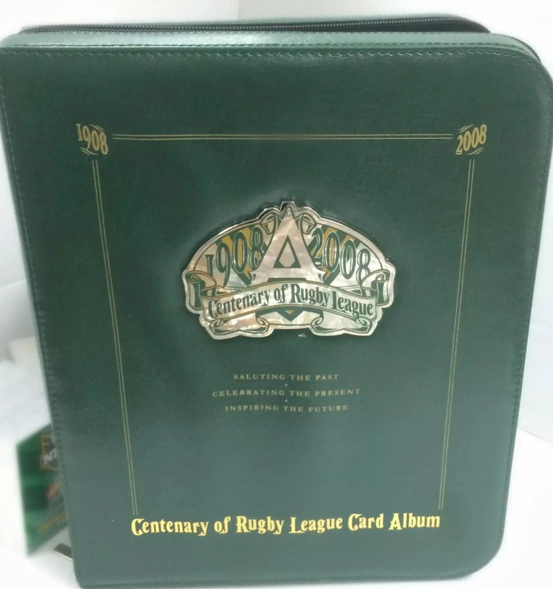 OFFICIAL NRL TRADING CARD ALBUM--2008 SELECT NRL CENTENARY ALBUM