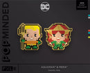 Aquaman & Mera Enamel Pins SDCC 2018 Exclusive