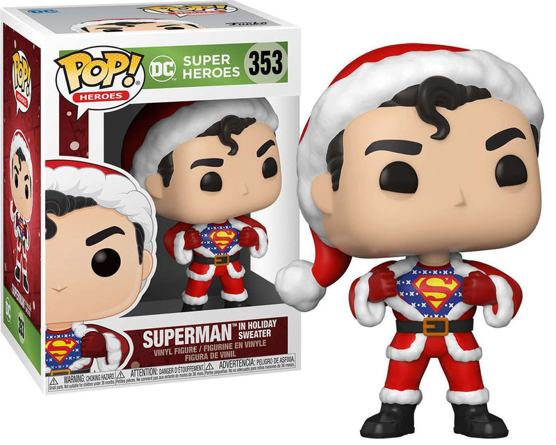 Superman in Holiday Sweater - Figure Pop! - DC Super Heroes (353)