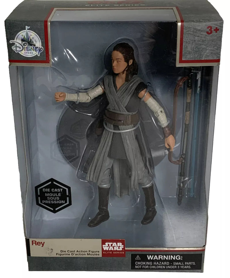 Star Wars - Elite Series - Rey - Disney Store Die Cast 6" Action Figure