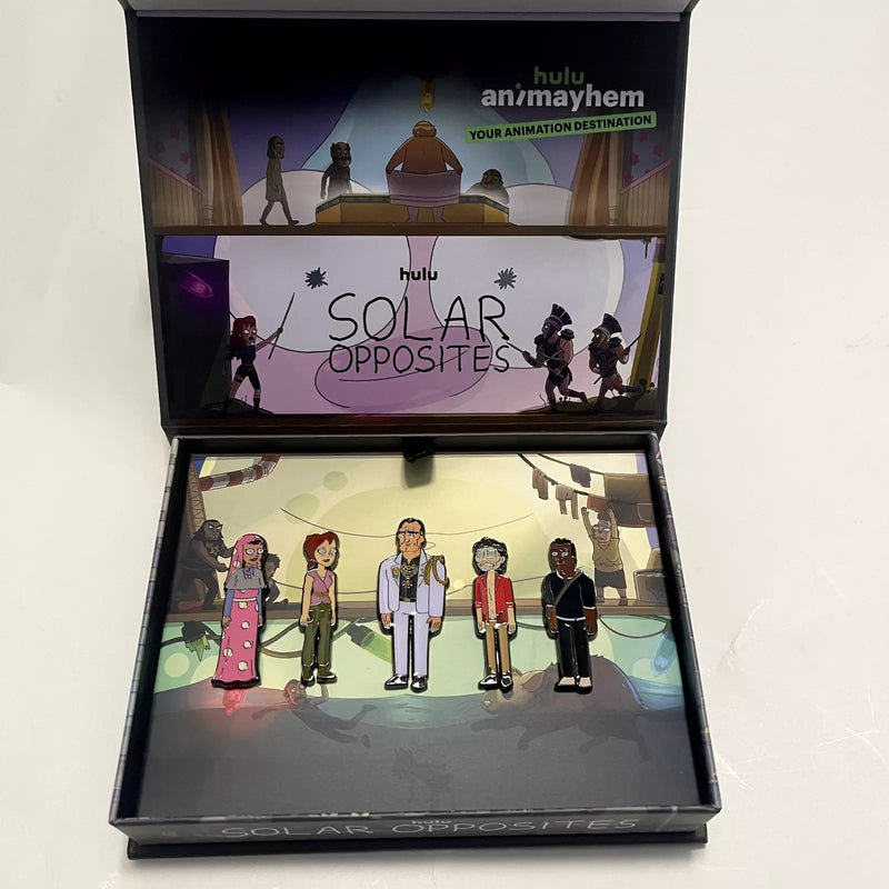 Solar Opposites 5 Enamel Pin Set SDCC 2023 Exclusive