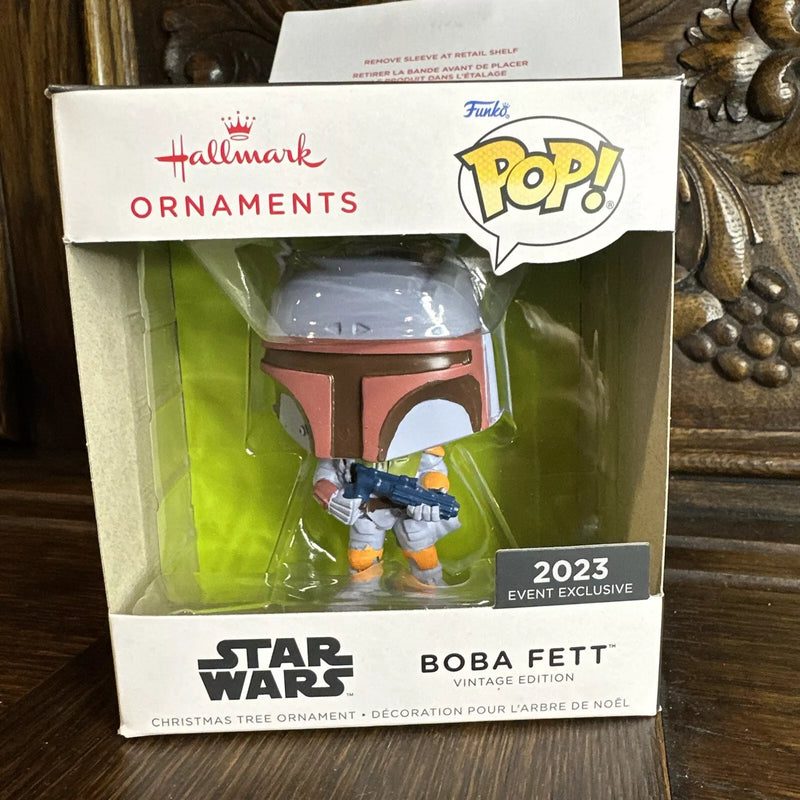 Hallmark Star Wars Boba Fett Pop Ornament SDCC 2023 Exclusive