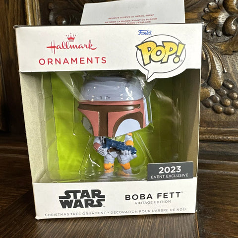 Hallmark Star Wars Boba Fett Pop Ornament SDCC 2023 Exclusive