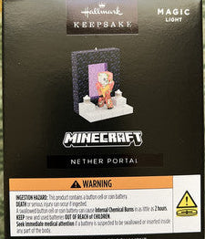 SDCC 2025 - Hallmark - Minecraft Nether Portal Ornament - San Diego Comic Con 2025 Limited Edition