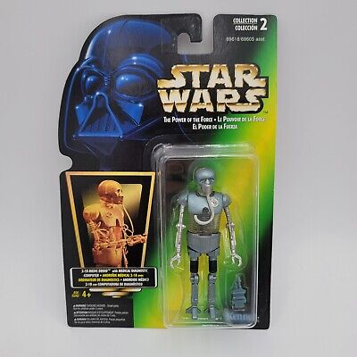 Hasbro Star Wars The Power of the Force Collection Action Figure 2-1B Medic Droid with Medical Diagnosis Computer