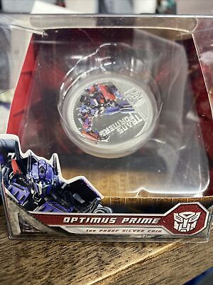2008 Transformers Optimus Prime 1oz Proof Silver Coin