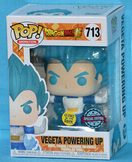 Dragon Ball Z Super - Funko Pop! Figure - Vegeta Powering up Special Edition GLOW (713)