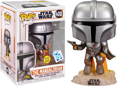 The Mandalorian - POP! Figure - Star Wars Funko Insider Club GLOW (408)