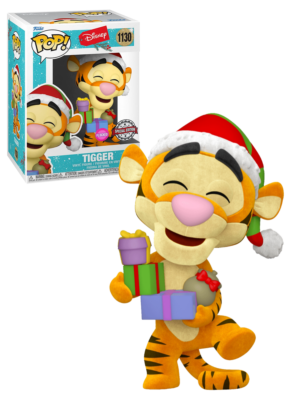 Disney Christmas - Funko POP! Figure - Tigger Special Edition FLOCKED (1130)
