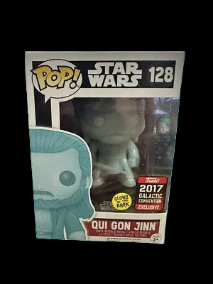 Star Wars - Funko Pop! - Qui Gon Jinn 2017 Galactic Con Exclusive (128)