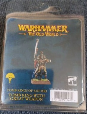 The Old World Tomb Kings of Khemri - Tomb King with Great Weapon (metal)