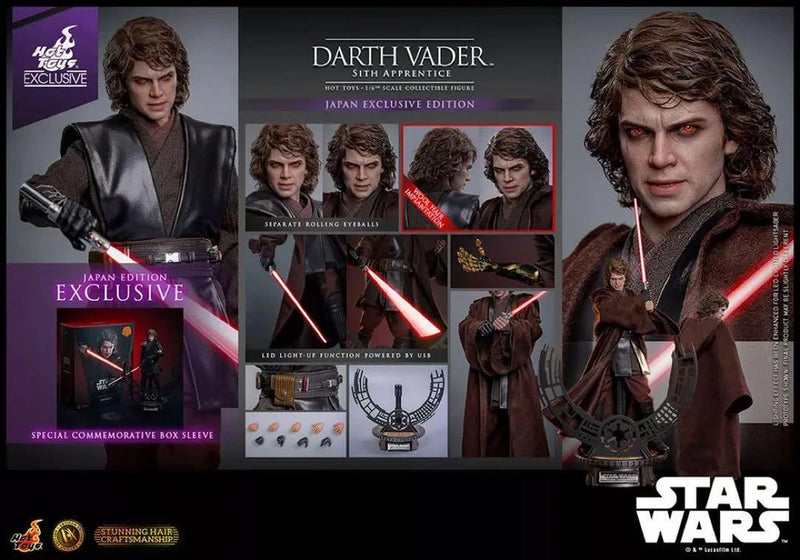 Star Wars Celebration Japan 2025: Hot Toys Darth Vader  1:6 Scale Action Figure (Sith Apprentice)