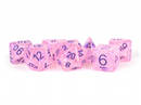 MDG 16mm Resin Polyhedral Dice Set: Flash Pink