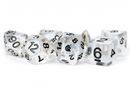 MDG 16mm Resin Polyhedral Dice Set: Unicorn Ice