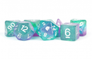 MDG Unicorn Resin Polyhedral Dice Set - Aurora