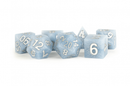 MDG 16mm Sharp Edge Silicone Rubber Polyhedral Dice Set: Glacial Debris