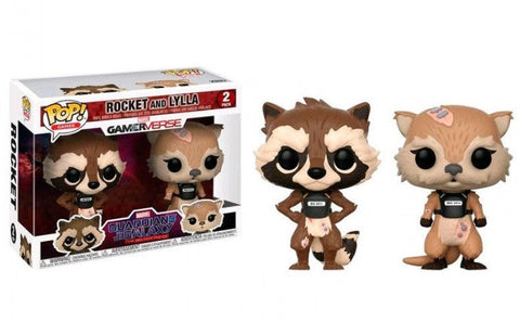 Marvel Guardians of the Galaxy - Funko POP! Figure - Rocket and Lylla 2 Pack