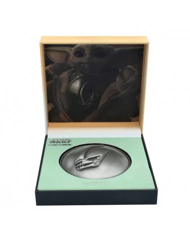Star Wars: The Mandalorian Grogu Chestplate Pin GameStop Exclusive