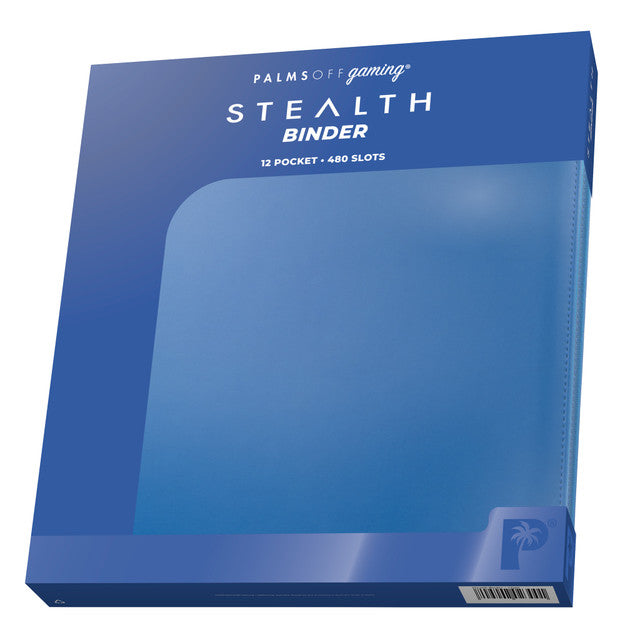 STEALTH 12 Pocket Zip Trading Card Binder - Blue