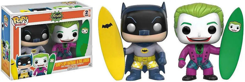 DC Batman Classic TV Series - Funko POP! Figure - 2 Pack Surf's Up! Batman & The Joker