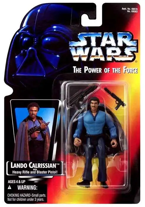 Hasbro Star Wars The Power of the Force Collection Action Figure Lando Calrissian with Heavy Rifle and Blaster Pistol