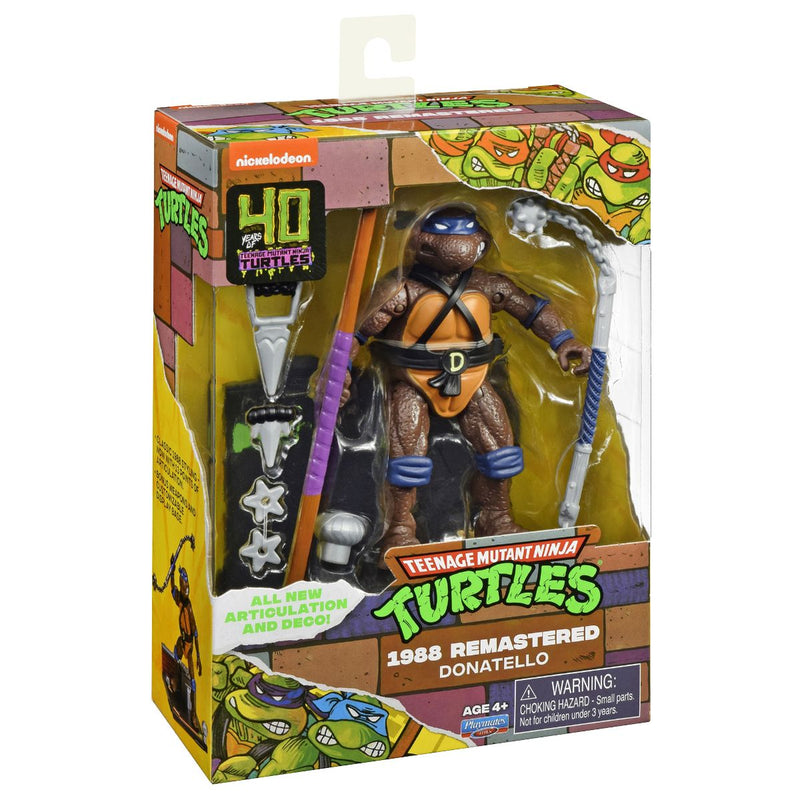 Teenage Mutant Ninja Turtles 40th Anniversary 1988 Remastered Donatello Action Figure