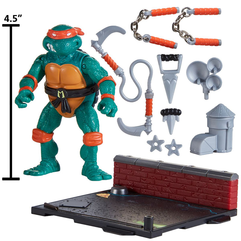 Teenage Mutant Ninja Turtles 40th Anniversary 1988 Remastered Michelangelo Action Figure