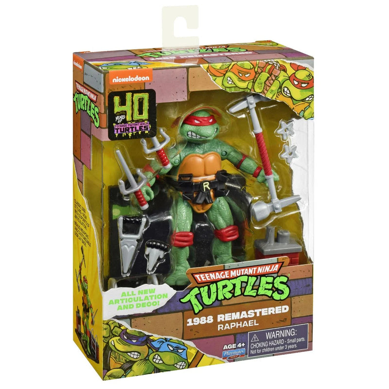 Teenage Mutant Ninja Turtles 40th Anniversary 1988 Remastered Raphael Action Figure