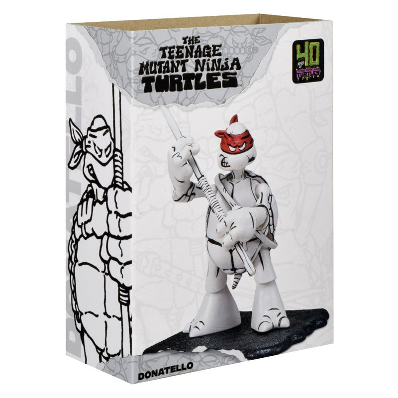 Teenage Mutant Ninja Turtles 40th Anniversary Original Sketch Donatello Figure With Base & Original Sketch Print