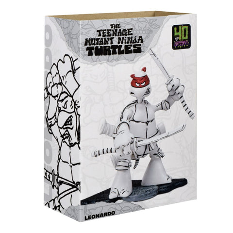 Teenage Mutant Ninja Turtles 40th Anniversary Original Sketch Leonardo Figure With Base & Original Sketch Print