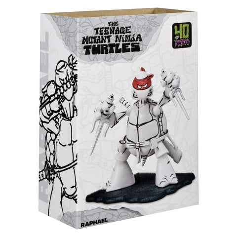 Teenage Mutant Ninja Turtles 40th Anniversary Original Sketch Raphael Figure With Base & Original Sketch Print