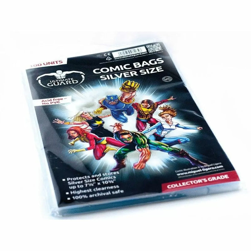 Ultimate Guard Comic Bags Silver Size (100)