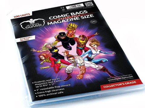 Ultimate Guard - Comic Bags - Resealable – Magazine Size