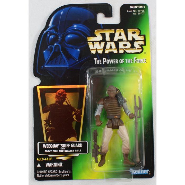 Hasbro Star Wars The Power of the Force Collection Action Figure Weequay Skiff Guard with Force Pike and Blaster Rifle
