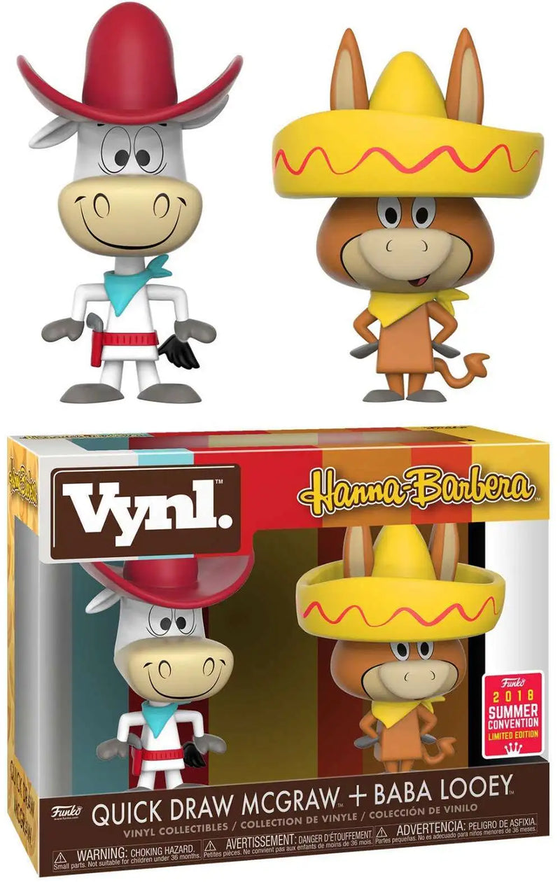 Funko Vynl. Hanna-Barbera Quick Draw Mcgraw & Baba Looey 2018 SummerCon Exclusive