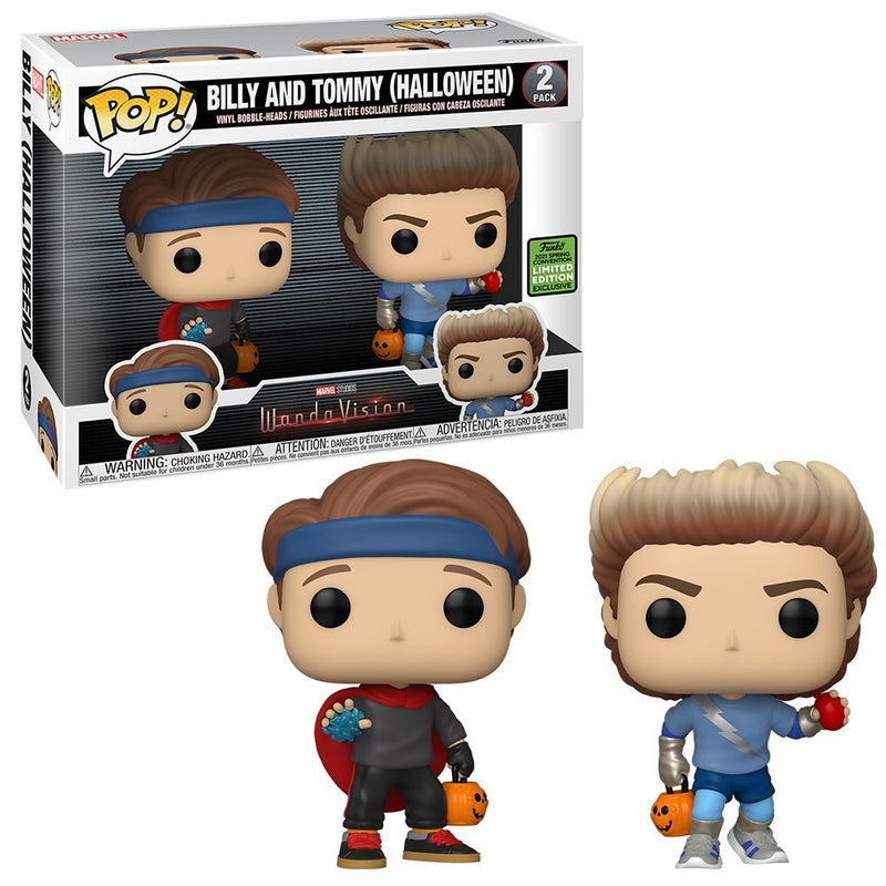 Marvel Wanda Vision - Funko POP! Figure - Billy and Tommy Halloween 2021 Spring Con Exclusive 2 Pack