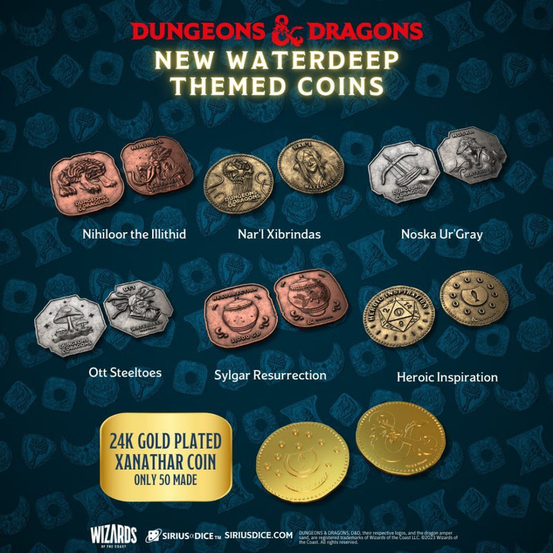 Sirius Dice - D&D Acererak's Treasure Blind Box PDQ Xanathar's Treasures