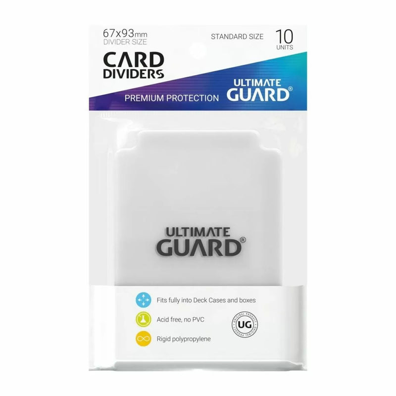 Ultimate Guard Card Dividers Standard Size Transparent