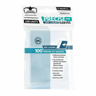 Ultimate Guard Precise-Fit Sleeves Side Loading Japanese Size  (100)