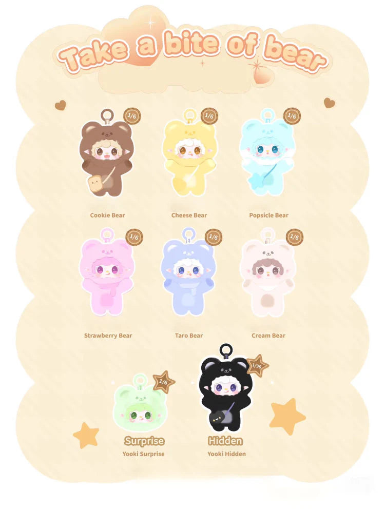 Yooki: Take A Bite Of Bear Figures Blind Box