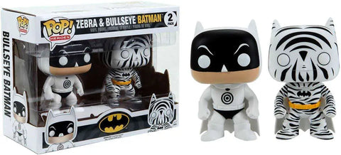 DC Heroes - Funko Pop! Figure - 2 Pack Zebra & Bullseye Batman