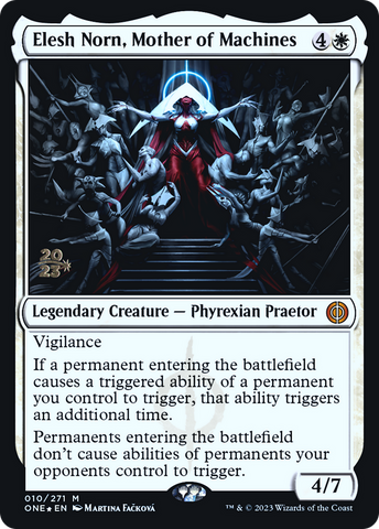 Elesh Norn, Mother of Machines [Phyrexia: All Will Be One Prerelease Promos]
