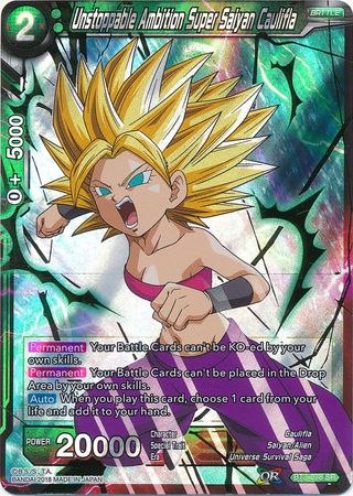 Unstoppable Ambition Super Saiyan Caulifla [BT3-078]