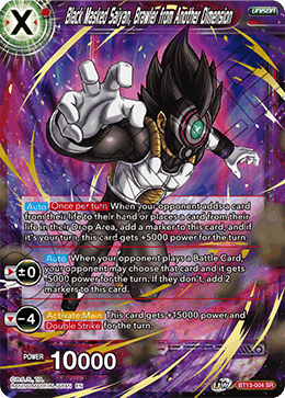 Black Masked Saiyan, Brawler from Another Dimension [BT13-004]