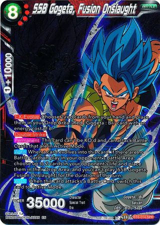 SSB Gogeta, Fusion Onslaught (SPR) [BT6-014_SPR]