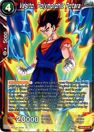 Vegito, Polymorphic Potara [EX06-02]