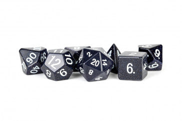 MDG 16mm Stone Polyhedral Dice Set: Blue Sandstone