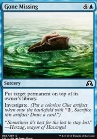 Gone Missing [Shadows over Innistrad]