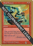 Final Fortune - 1998 Ben Rubin (MIR) (SB) [World Championship Decks 1998]