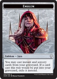 Emblem - Jaya Ballard [Dominaria Tokens]
